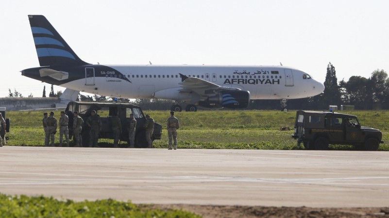 Libya plane hijack